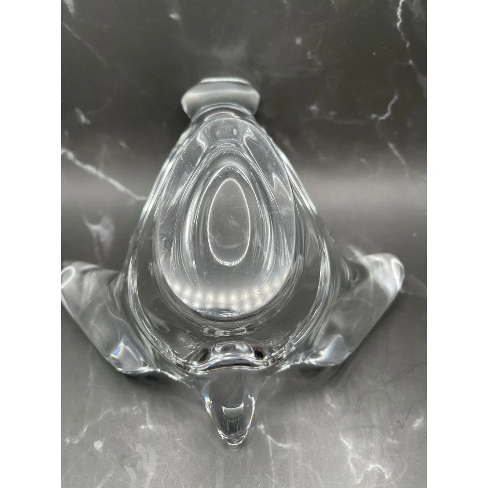 Crystal Bird in Flight Candy Dish Tabletop Decoration‎ Heavy Glass 7.5